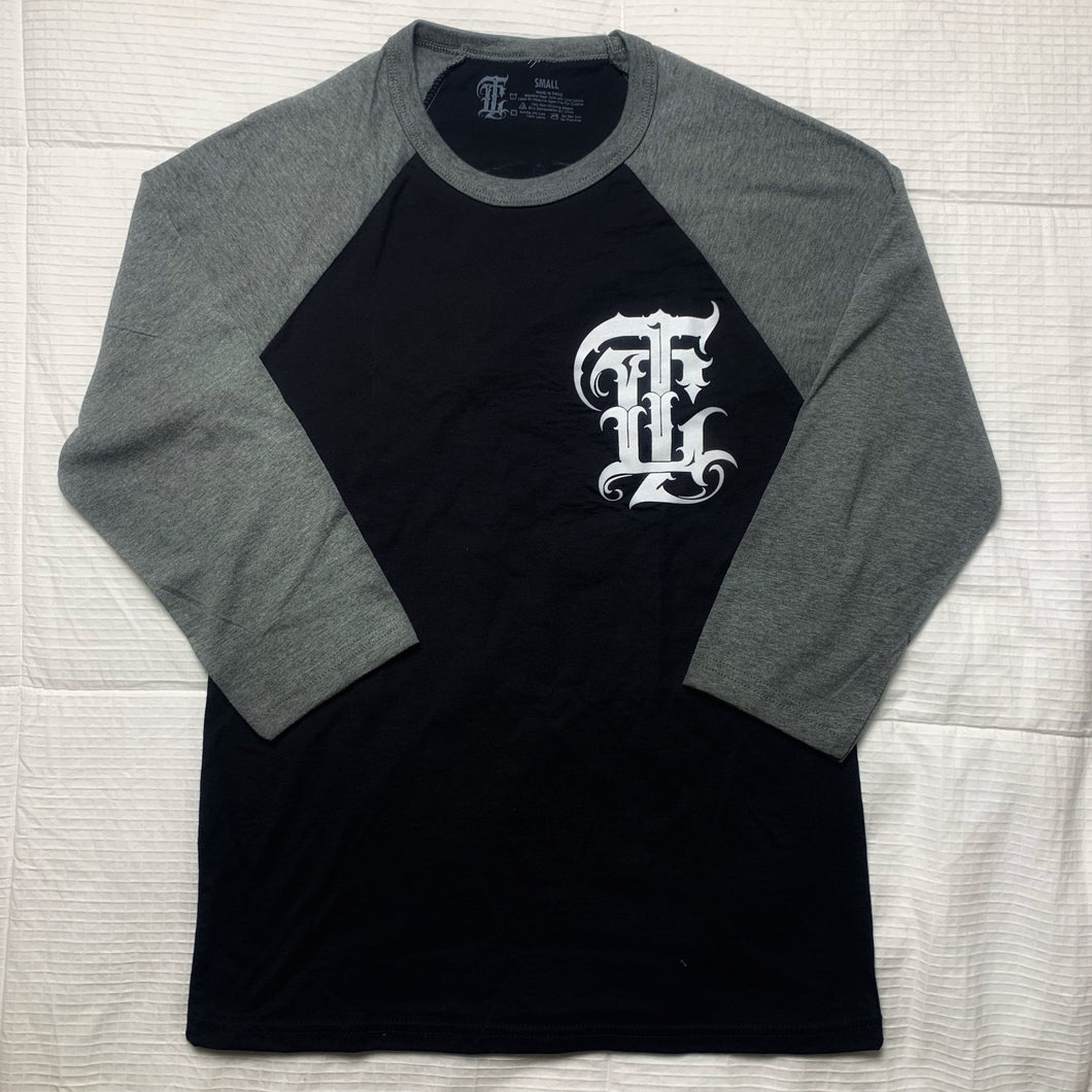 Black and grey Tyler C tattoos Baseball T-Shirt